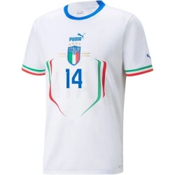 Federico Chiesa #14 Italia Camiseta de Visita Mundial 2022