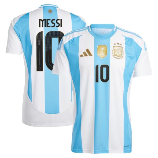 Lionel Messi #10 Argentina Camiseta de Local Copa América 2024