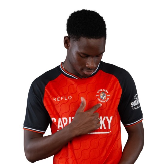 Camiseta Primera Equipación Niño Luton Town 2025/26 Camiseta Primera Equipación Niño Luton Town 2025/26