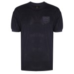 Camiseta retro blackout Inglaterra 1970 #6 para hombre