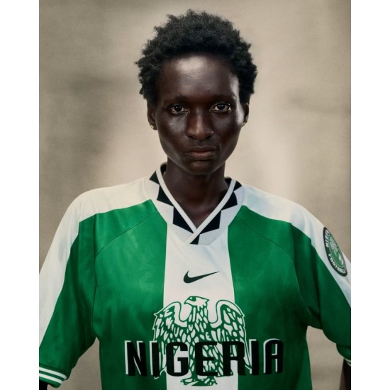 Camiseta local Nigeria 1996 para mujer