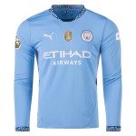 Camiseta de casa RODRIGO Manchester City 2024/25 de manga larga para mujeres