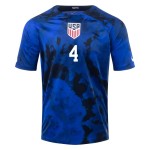 Tyler Adams #4 USMNT Camiseta de Visita Mundial 2022