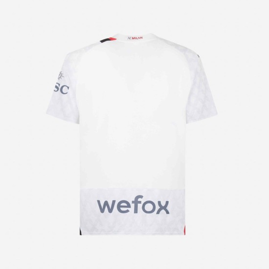 Camisa de visitante para hombre Milan 2023/24 Camisa de visitante para hombre Milan 2023/24