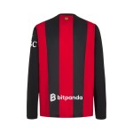 Camiseta de manga larga de local Milan 2026/27 para niños