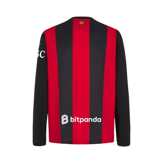 Camiseta de manga larga de local Milan 2026/27 para niños