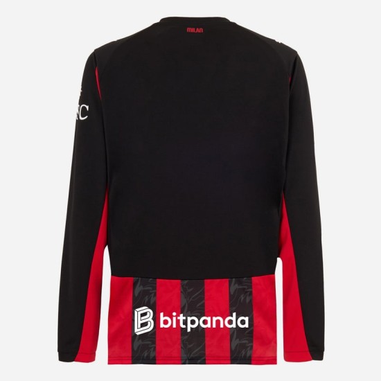 Hombre Milan Camiseta de Manga Larga Local 2025/26