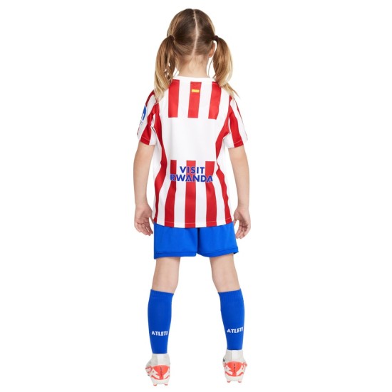 Equipación local para niño del Atlético de Madrid 2025/26
