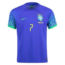 Lucas Paqueta #7 Brasil Camiseta de Visita Mundial 2022