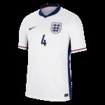 Declan Rice #4 Inglaterra Camiseta de Local EURO 2024 Declan Rice #4 Inglaterra Camiseta de Local EURO 2024
