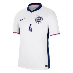 Declan Rice #4 Inglaterra Camiseta de Local EURO 2024