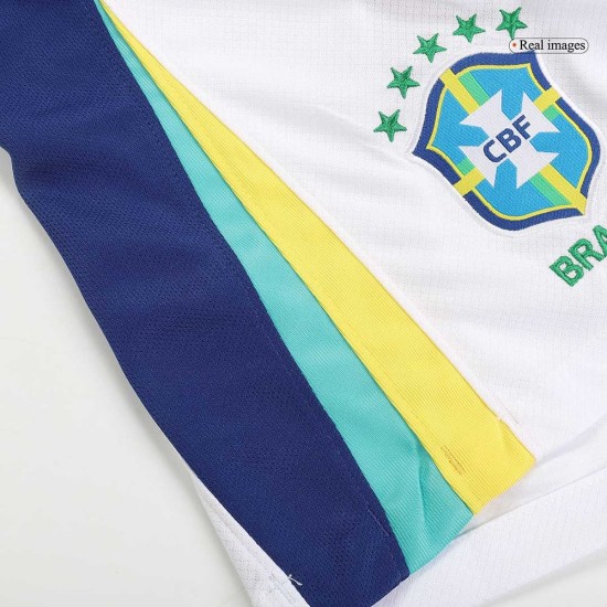 Brasil Pantalones Cortos de Visita Copa América 2024 Brasil Pantalones Cortos de Visita Copa América 2024
