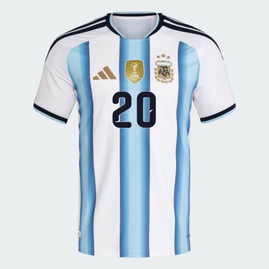 Camiseta Oficial Local Argentina 2026 Niño MAC ALLISTER #20