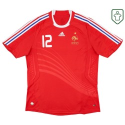 Camiseta retro visitante Francia 2007/08 para hombre Henry #12