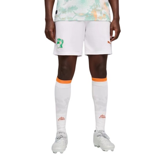 Shorts infantil Costa de Marfil 2026 Copa del Mundo visitante