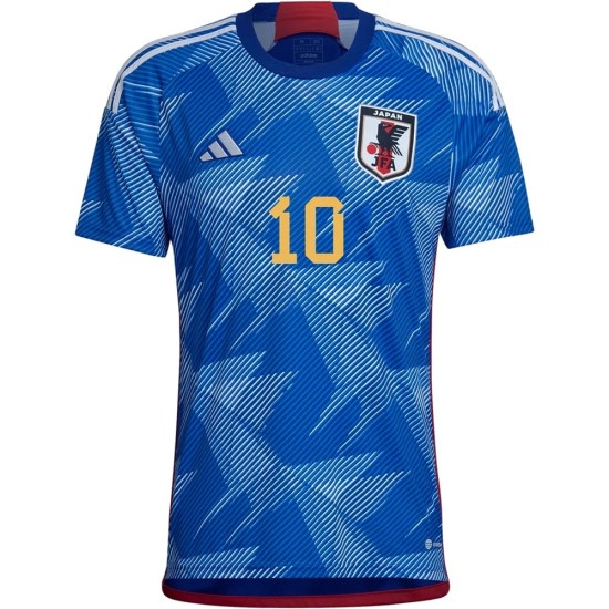 Takumi Minamino #10 Japón Camiseta de Local Mundial 2022