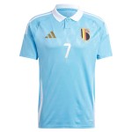 Camiseta de visitante DE BRUYNE Bélgica 2024/25 para mujeres
