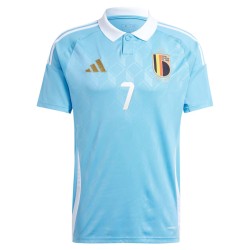 Camiseta de visitante DE BRUYNE Bélgica 2024/25 para niños