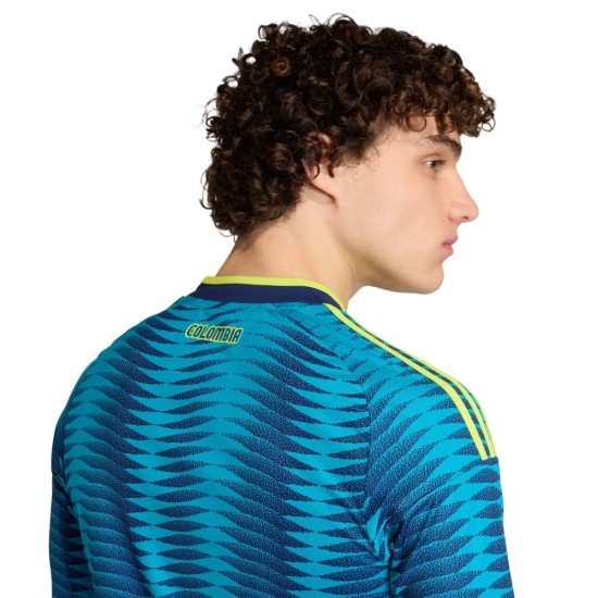 Camiseta de Manga Larga de la Copa Mundial 2026 de Colombia Segunda Equipación para Mujer Camiseta de Manga Larga de la Copa Mundial 2026 de Colombia Segunda Equipación para Mujer