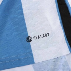Argentina Camiseta Champions Versión Jugador de Local Mundial 2022 - 3 Estrellas