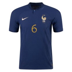 Paul Pogba #6 Francia Camiseta de Local Mundial 2022 Paul Pogba #6 Francia Camiseta de Local Mundial 2022