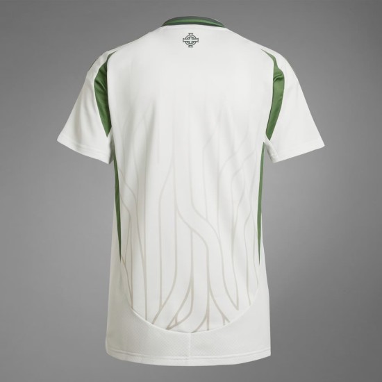 Camiseta Away del Equipo Femenino de Irlanda del Norte 2025 para Hombre