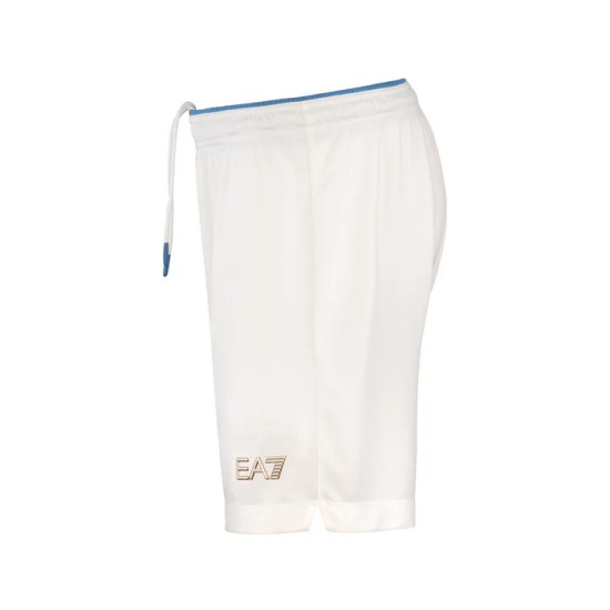 Pantalones Cortos de Local Nápoles 2026/27 Infantil - Blanco