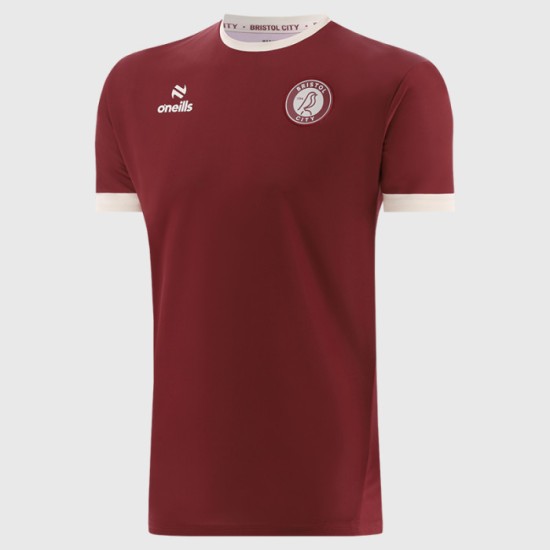 Camiseta de Calentamiento Visitante de Bristol City 2024/25 para Hombres Camiseta de Calentamiento Visitante de Bristol City 2024/25 para Hombres