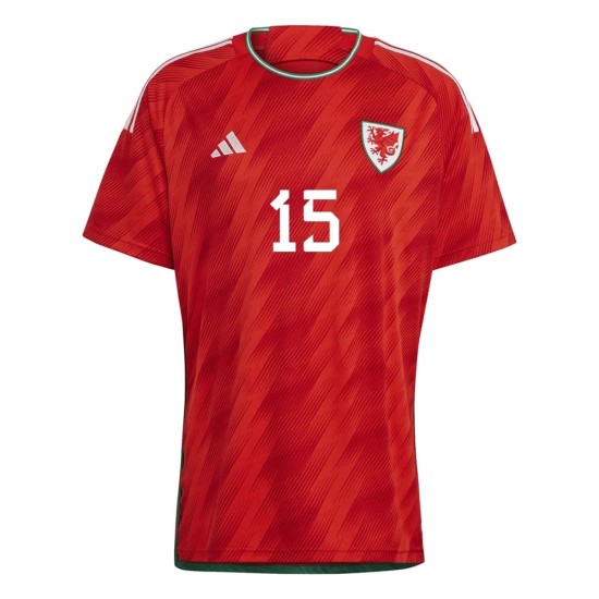 Ethan Ampadu #15 Gales Camiseta de Local Mundial 2022