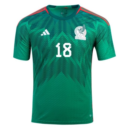 Andres Guardado #18 México Camiseta de Local Mundial 2022 Andres Guardado #18 México Camiseta de Local Mundial 2022