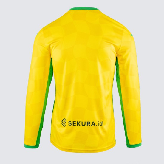 Camiseta de Manga Larga Local de Norwich City 2024/25 para Hombres