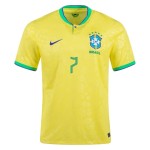 Lucas Paquetá #7 Brasil Camiseta de Local Mundial 2022
