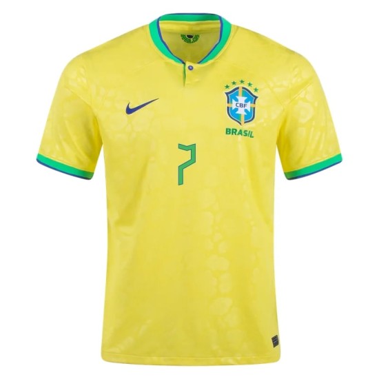 Lucas Paquetá #7 Brasil Camiseta de Local Mundial 2022