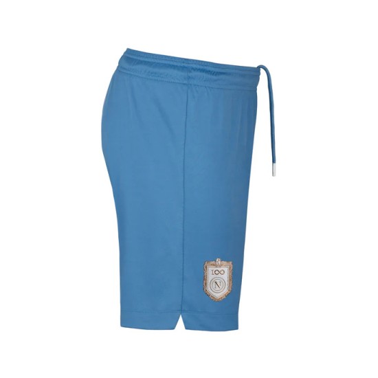 Pantalones Cortos de Local Nápoles 2026/27 Infantil - Azul