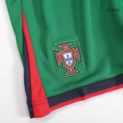 Camiseta+Pantalones Cortos Infantil Portugal de Local EURO 2024 Camiseta+Pantalones Cortos Infantil Portugal de Local EURO 2024