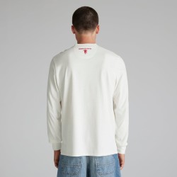 Camiseta retro inspirada manga larga Manchester United 1909 de hombre