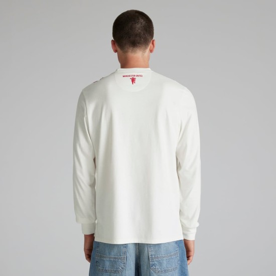 Camiseta Retro Inspirada Manga Larga Mujer Manchester United 1909