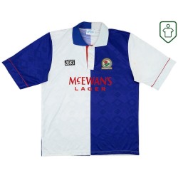 Camiseta retro Blackburn Rovers 1992/94 local para hombre #6