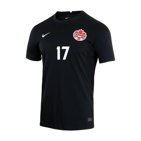 Cyle Larin #17 Canadá Camiseta Tercera Mundial 2022
