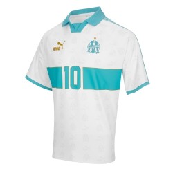 Camiseta Retro King OM #10 - Blanca Mujer