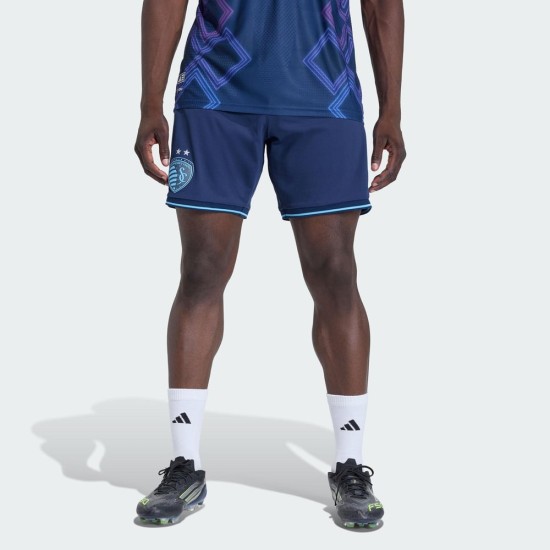 Hombre Sporting Kansas City 2026 Pantalones Cortos Visitante Hombre Sporting Kansas City 2026 Pantalones Cortos Visitante