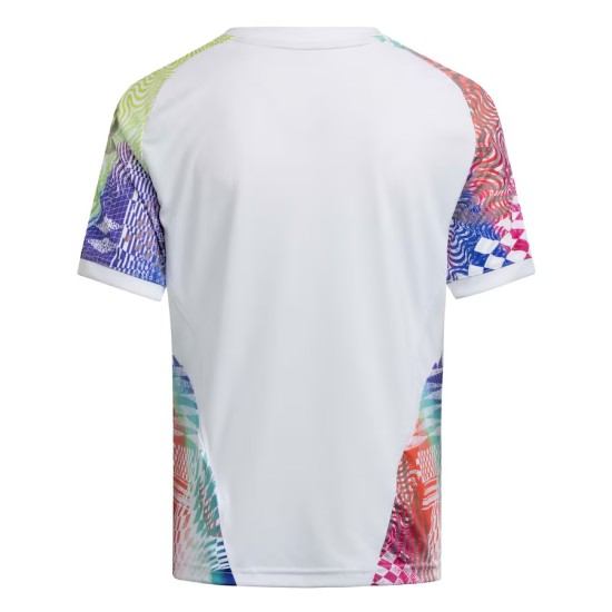 Camiseta Previa al Partido Tercera Infantil Inter Miami CF 2025 - Blanca Camiseta Previa al Partido Tercera Infantil Inter Miami CF 2025 - Blanca