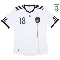 Camiseta retro local Alemania 2010/11 para hombre Kroos #18