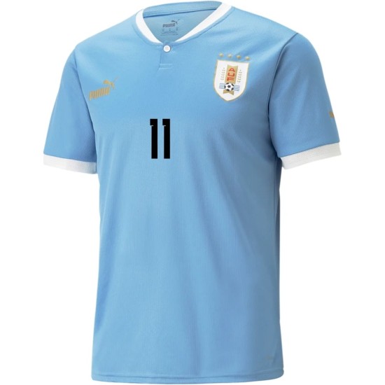 Darwin Nunez #11 Uruguay Camiseta de Local Mundial 2022