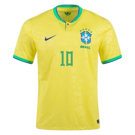 Pele #10 Brasil Camiseta de Local Mundial 2022