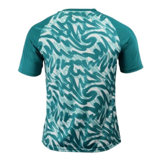 Camiseta de Entrenamiento Prepartido de la Copa Mundial 2026 de Portugal Tercera Equipación Verde para Hombre Camiseta de Entrenamiento Prepartido de la Copa Mundial 2026 de Portugal Tercera Equipación Verde para Hombre