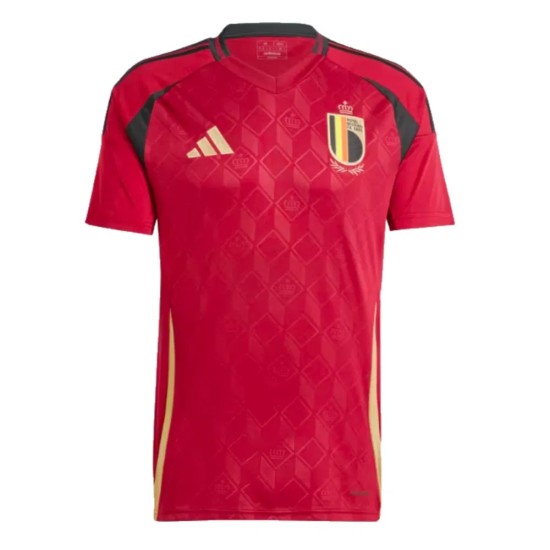 Camiseta de casa DE BRUYNE Bélgica 2024/25 para hombres