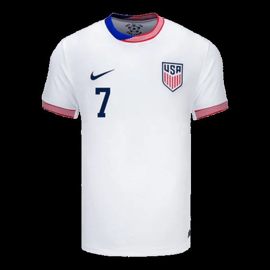 Giovanni Reyna #7 USMNT Camiseta de Local Copa América 2024