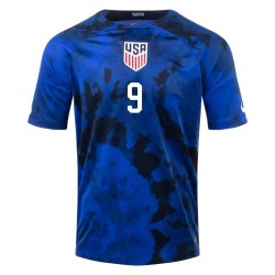 Ricardo Pepi #9 USMNT Camiseta de Visita Mundial 2022