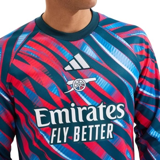 Camiseta Arsenal 2026/27 Pre-Match de Manga Larga para Niño Camiseta Arsenal 2026/27 Pre-Match de Manga Larga para Niño